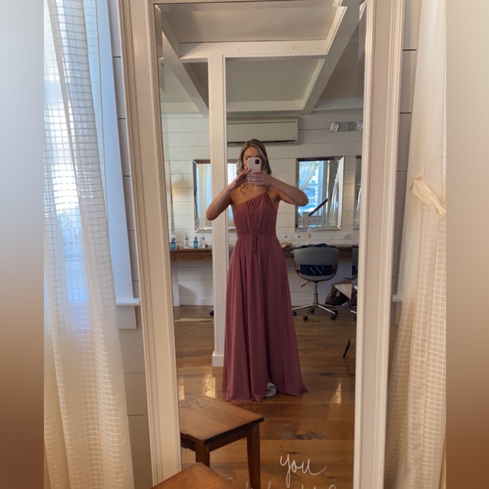 Azazie Desert Rose Bridesmaid Dress Size 4